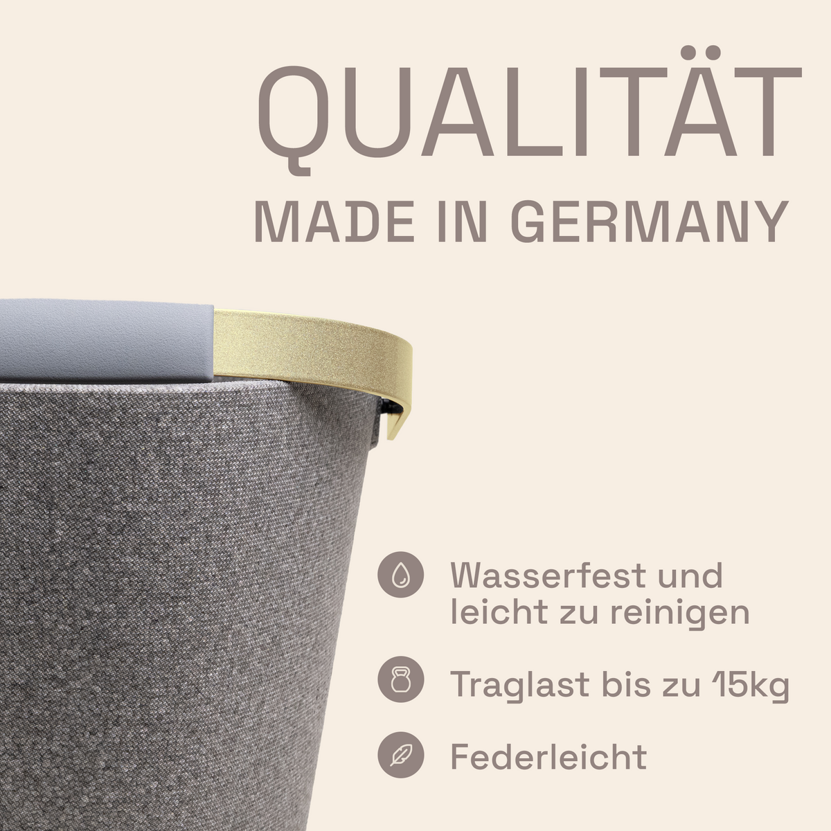 LIEBLINGSKORB Basic silver grey gold