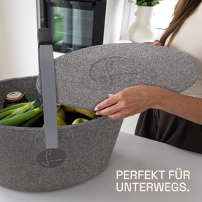 LIEBLINGSKORB Basic silver grey silber