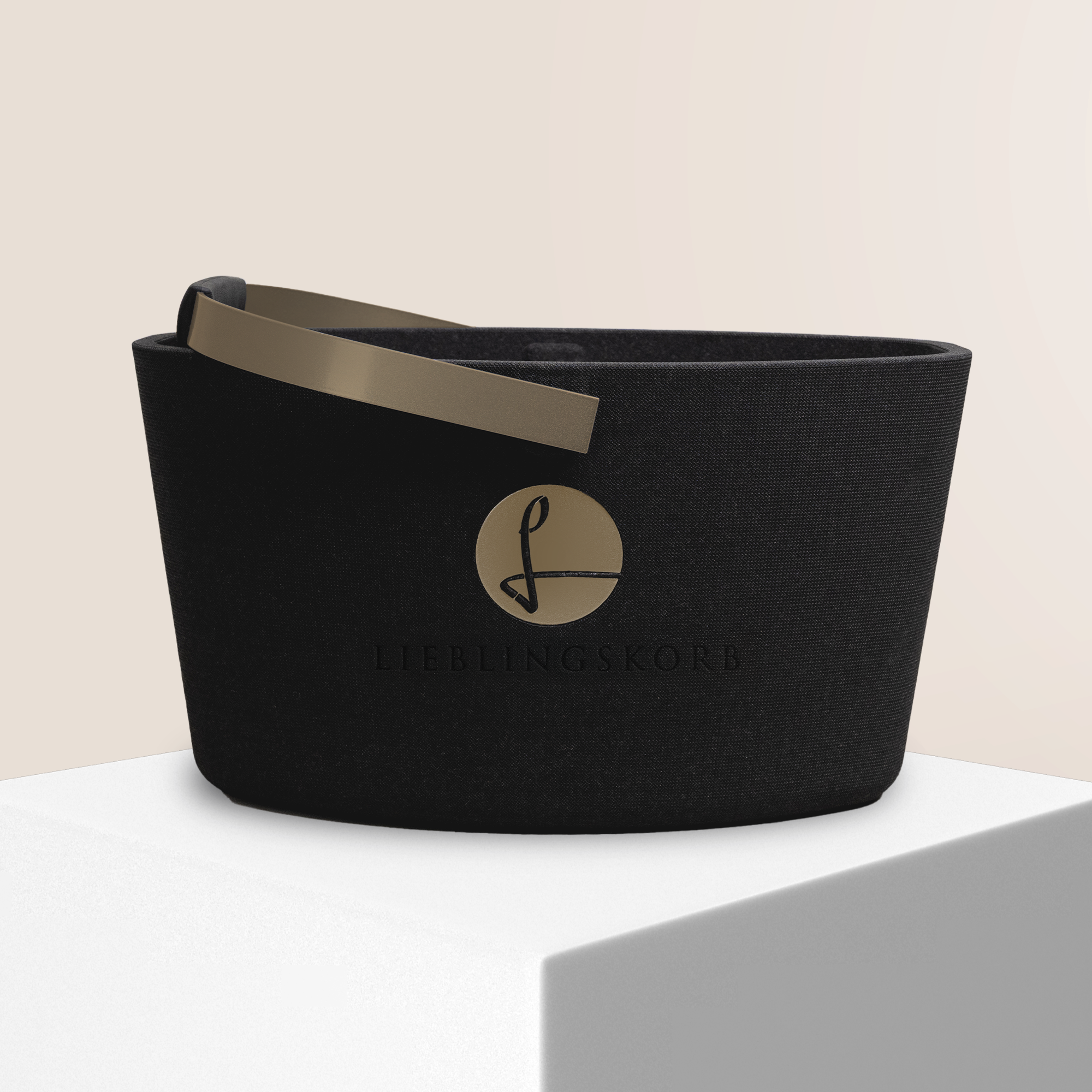 LIEBLINGSKORB® Basic deep black champagner