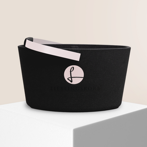 Basic deep black pastellrosa