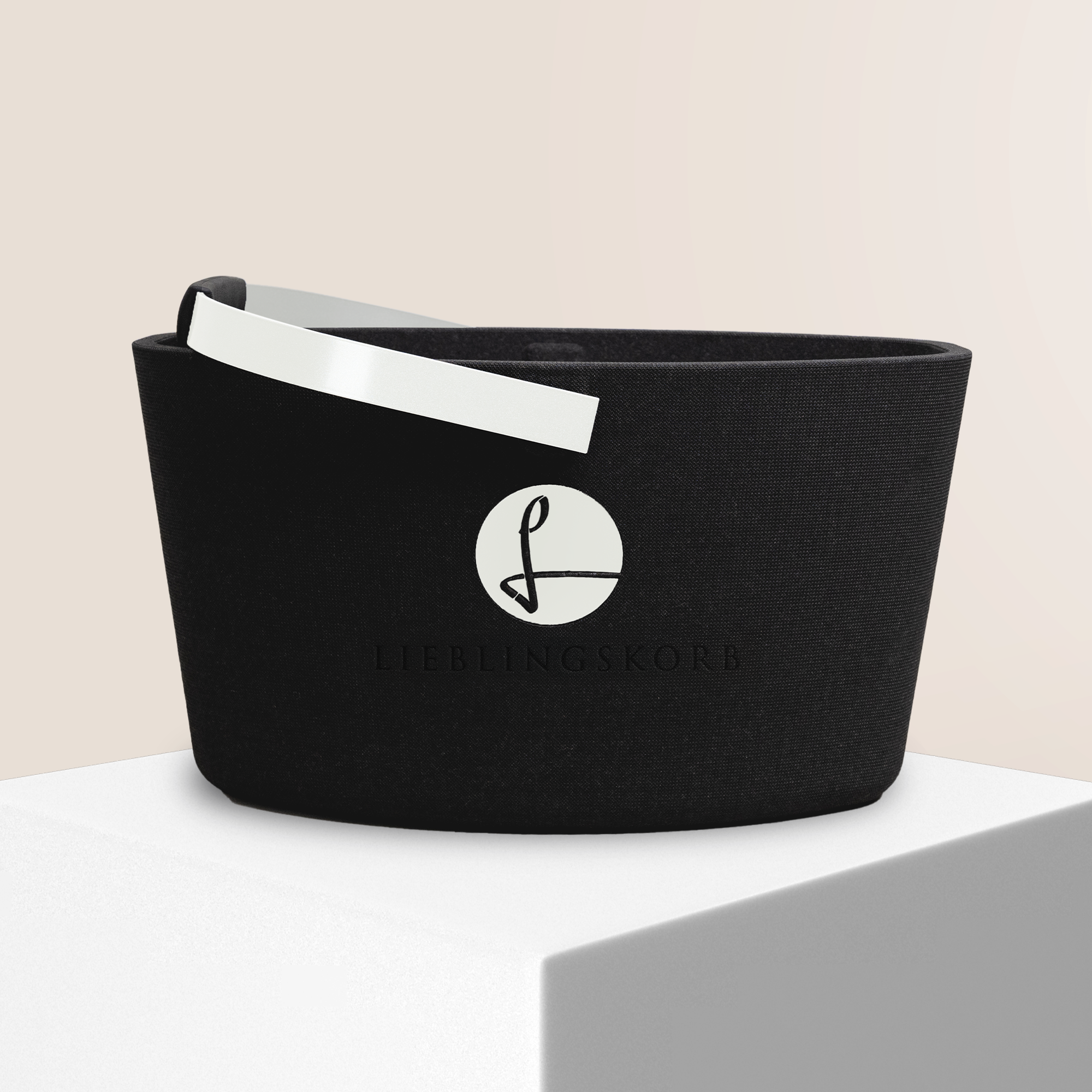 LIEBLINGSKORB® Basic deep black reinweiß