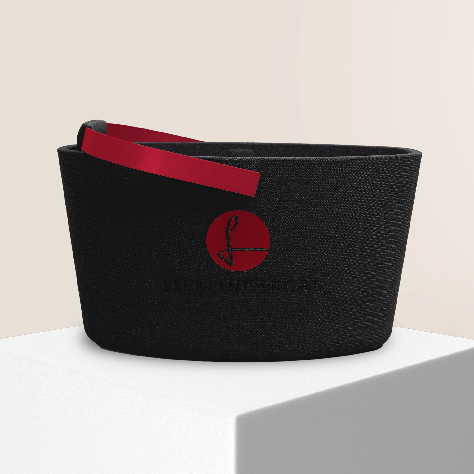 LIEBLINGSKORB® Basic deep black weinrot