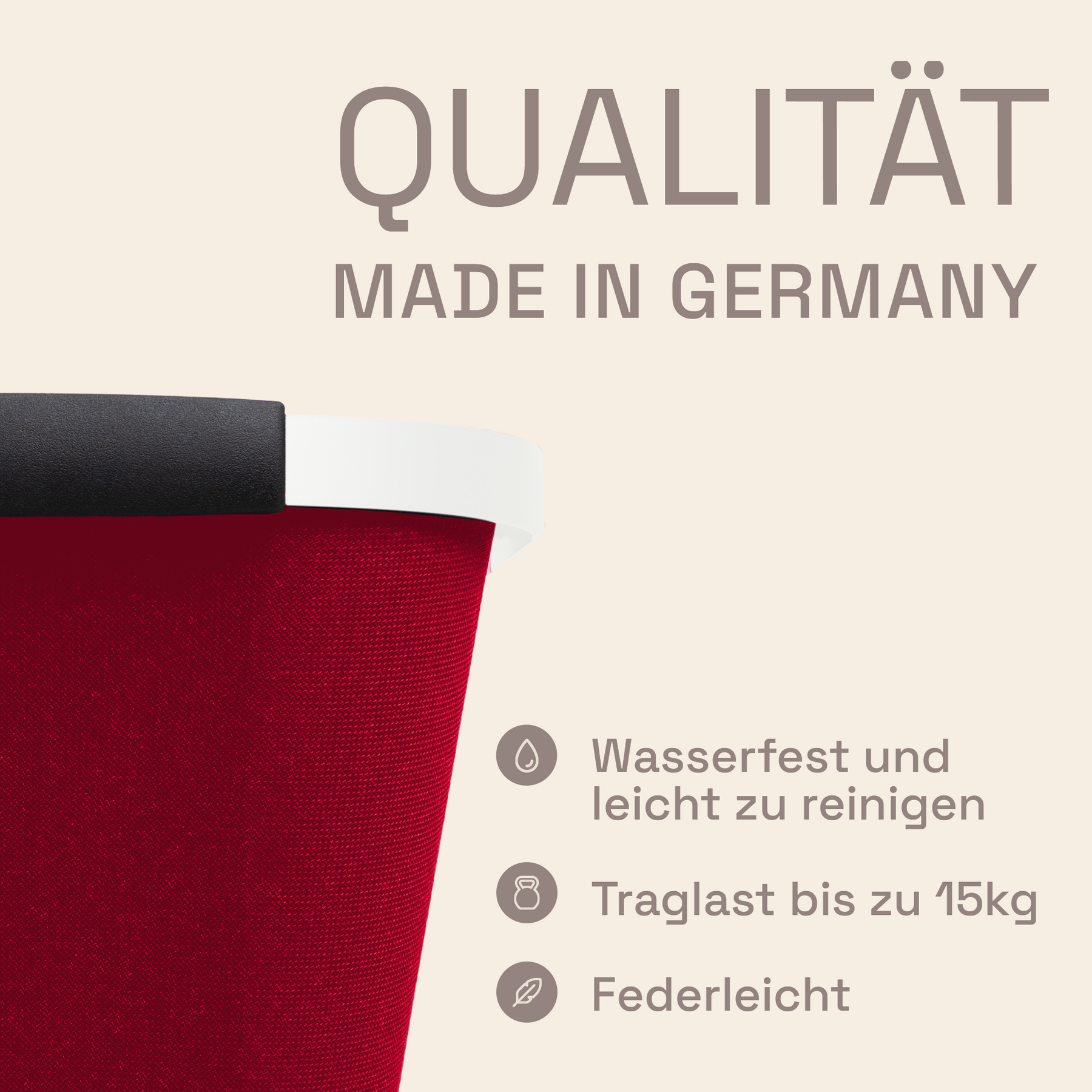 LIEBLINGSKORB Red Original reinweiß