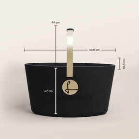 LIEBLINGSKORB Basic deep black gold
