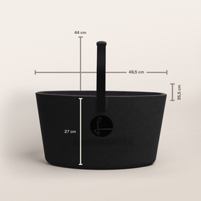 LIEBLINGSKORB Basic deep black tiefschwarz