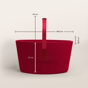 LIEBLINGSKORB Red Original weinrot