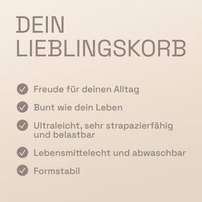 LIEBLINGSKORB Red Original weinrot